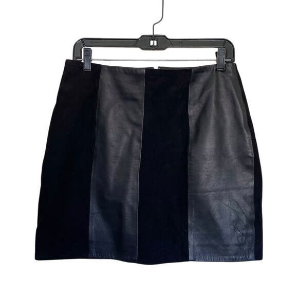 L'Academie The Lynch Leather Mini Skirt - Picture 2 of 4
